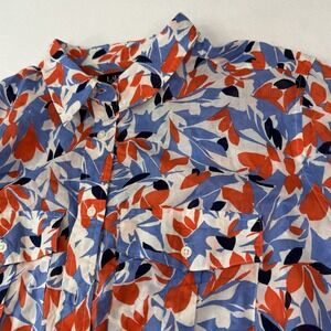 Ralph Lauren 1X Women's Floral Cotton Longsleeve Casual Lightweight